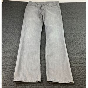 Joes Jeans Mens 33x33 Gray Brixton Straight Narrow Denim‎ Medium Wash